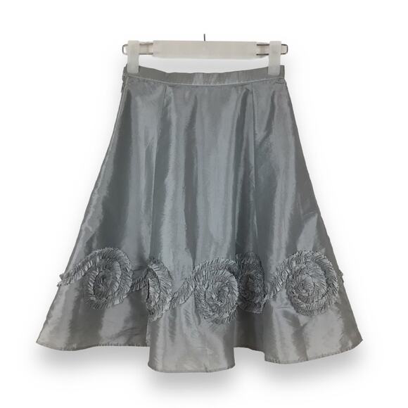 AMERICAN GIRL Taffeta Party Skirt Rosette Trimmed size 6 - Picture 1 of 5